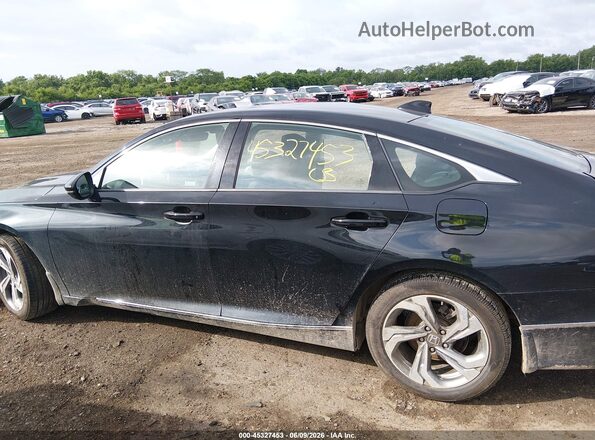1HGCV2F51KA030944 2019 HONDA ACCORD Black Սալոնի 360 աստիճան տեսք