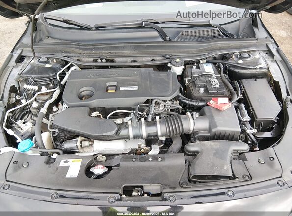 1HGCV2F51KA030944 2019 HONDA ACCORD Black Հետևի տեսք