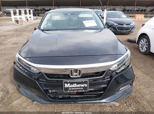 1HGCV2F51KA030944 2019 HONDA ACCORD Black Սարքավորումների վահանակի տեսք