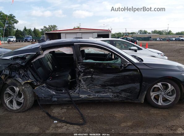 1HGCV2F51KA030944 2019 HONDA ACCORD Black Սալոնի հետևի տեսք