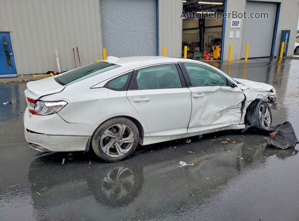 1HGCV2F53JA023475 2018 HONDA ACCORD White Trasero derecho