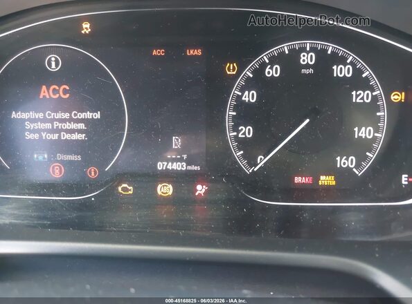 1HGCV2F54LA004839 2020 HONDA ACCORD Gray Հետևի նստատեղերի տեսք