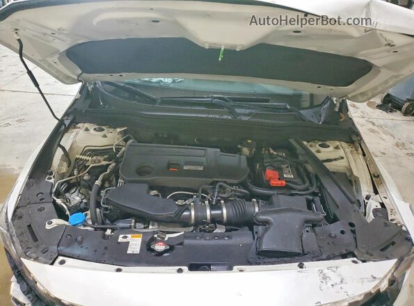 1HGCV2F55JA013420 2018 HONDA ACCORD White Rear interior view