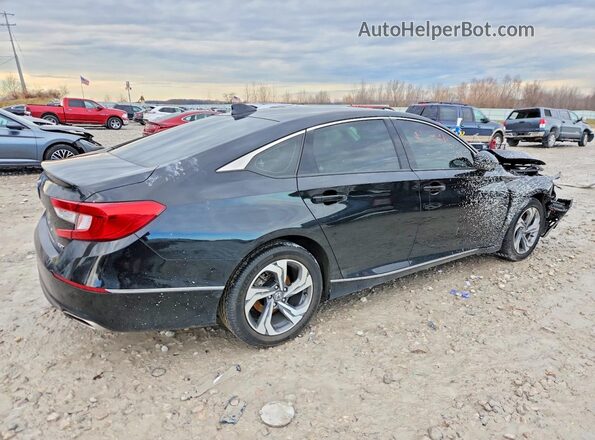 1HGCV2F55LA029958 2020 HONDA ACCORD Черный Задняя правая четверть