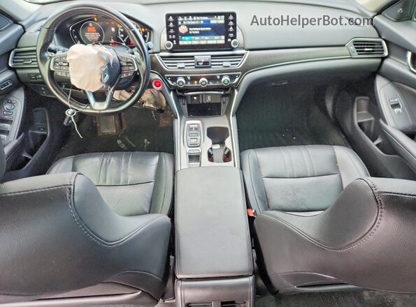 1HGCV2F55LA029958 2020 HONDA ACCORD Черный Вид панели приборов