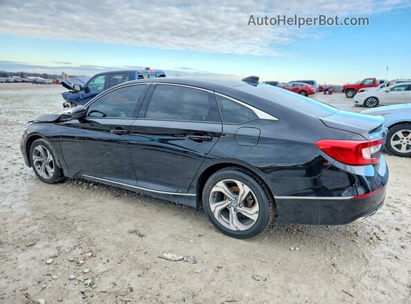 1HGCV2F55LA029958 2020 HONDA ACCORD Черный Задняя левая четверть