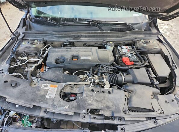 1HGCV2F55LA029958 2020 HONDA ACCORD Черный Вид задней части салона