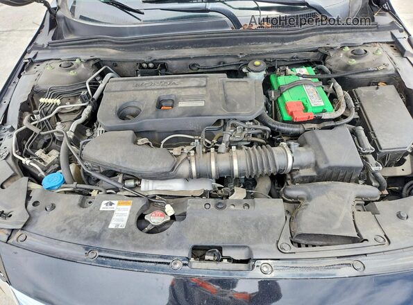 1HGCV2F56JA014494 2018 HONDA ACCORD Black Vista interior trasera