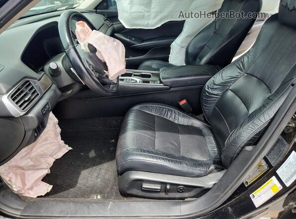 1HGCV2F56JA014494 2018 HONDA ACCORD Black Vista interior delantera