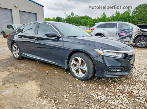 1HGCV2F56KA023505 2019 HONDA ACCORD Black წინა მარჯვენა