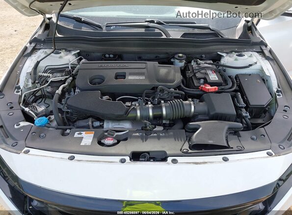 1HGCV2F56LA007337 2020 HONDA ACCORD White Rear view