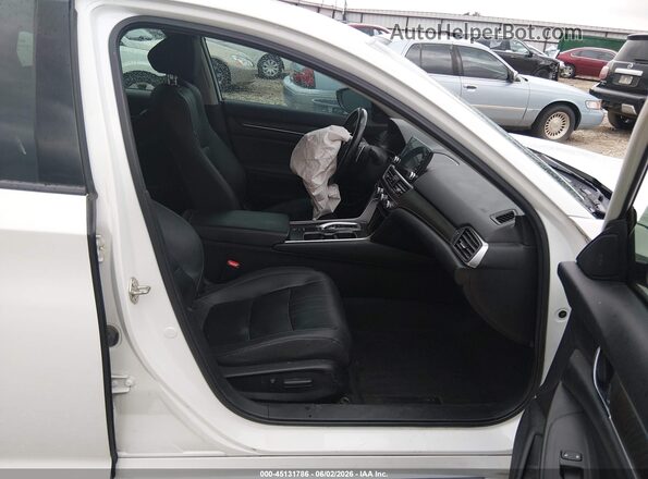 1HGCV2F56LA022288 2020 HONDA ACCORD White Widok wnętrza z przodu