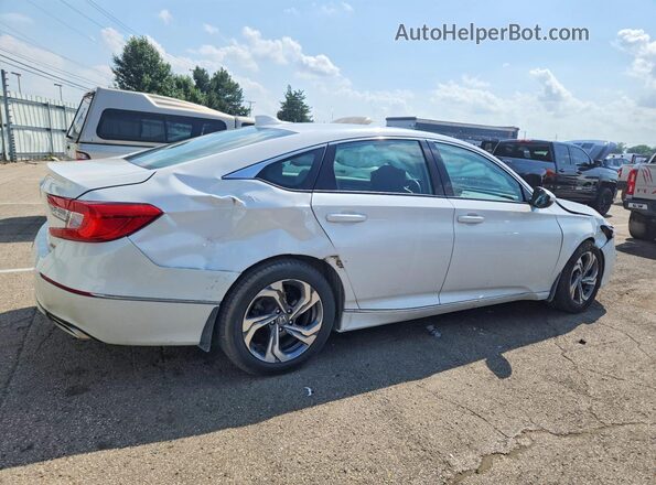 1HGCV2F57JA009031 2018 HONDA ACCORD White Հետևի աջ