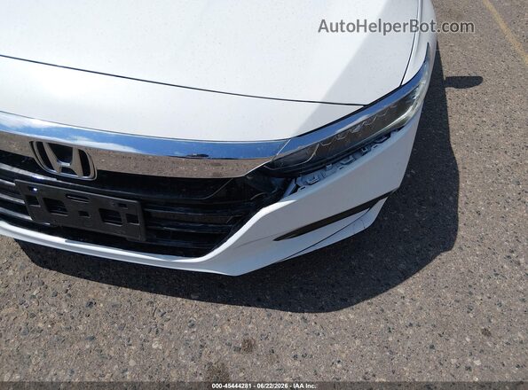 1HGCV2F57JA033961 2018 HONDA ACCORD Белый Вид спереди