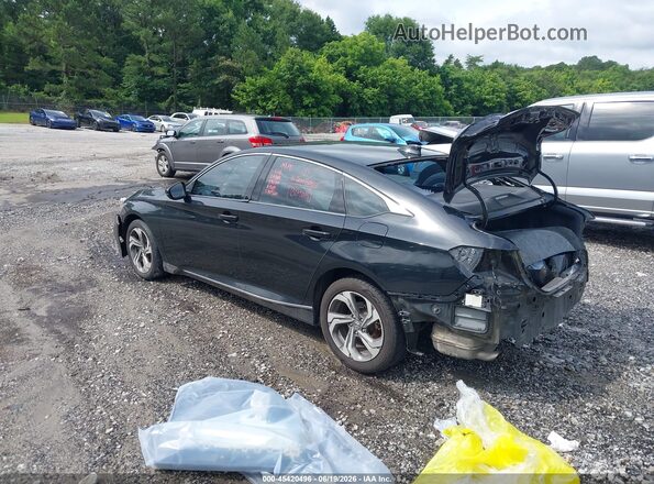 1HGCV2F57LA008612 2020 HONDA ACCORD Black Trasero izquierdo