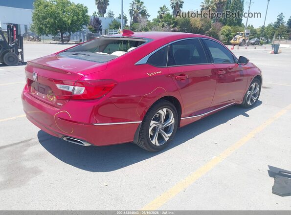 1HGCV2F58JA000788 2018 HONDA ACCORD Red Հետևի աջ