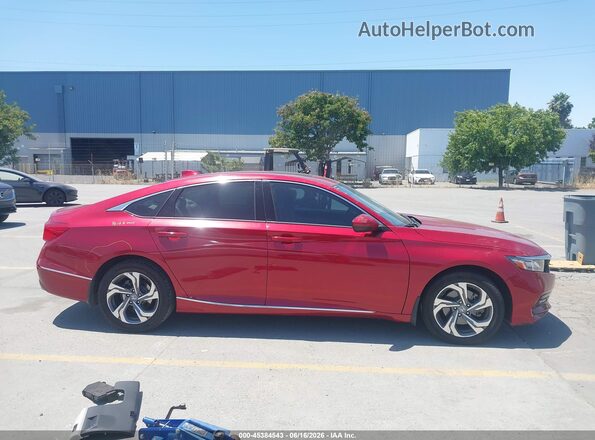 1HGCV2F58JA000788 2018 HONDA ACCORD Red Սալոնի 360 աստիճան տեսք