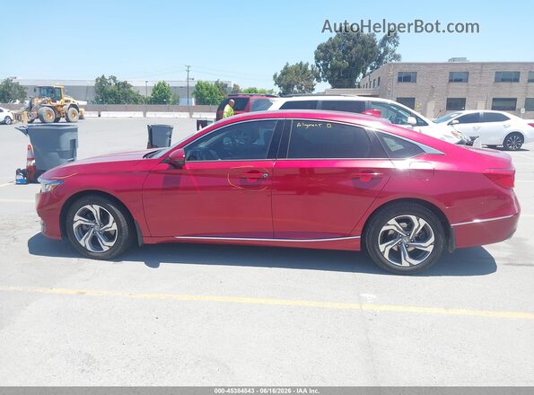 1HGCV2F58JA000788 2018 HONDA ACCORD Red 