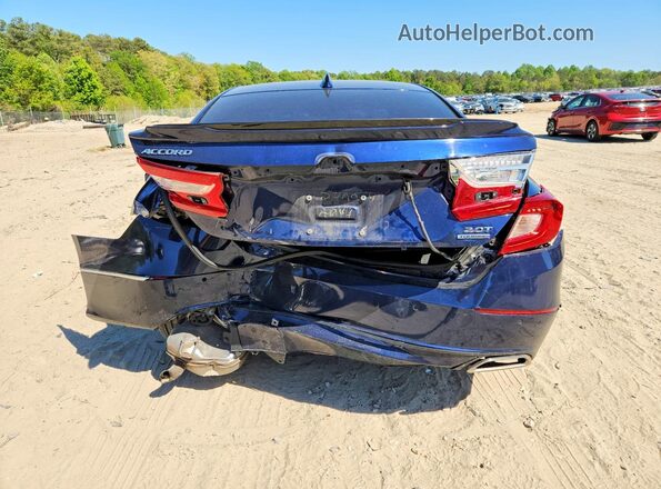 1HGCV2F58JA033676 2018 HONDA ACCORD Blue 
