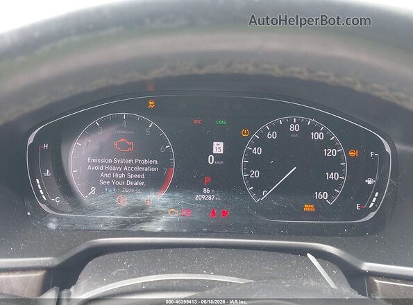 1HGCV2F58LA028965 2020 HONDA ACCORD White Вид задніх сидінь