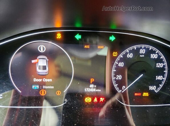 1HGCV2F59LA004853 2020 HONDA ACCORD White Vista del cuadro de instrumentos