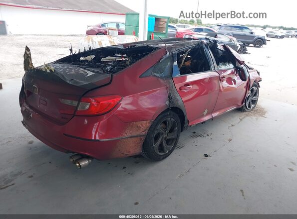 1HGCV2F5XKA032577 2019 HONDA ACCORD Red Հետևի աջ
