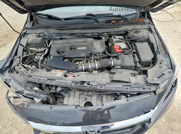 1HGCV2F66JA036004 2018 HONDA ACCORD Black უკანა სალონის ხედი