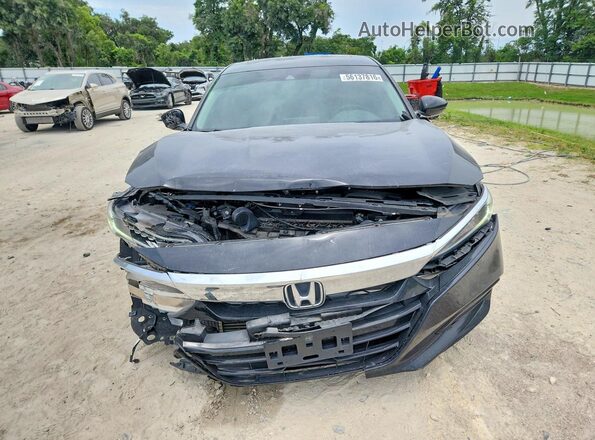 1HGCV2F66JA036004 2018 HONDA ACCORD Black წინა ხედი