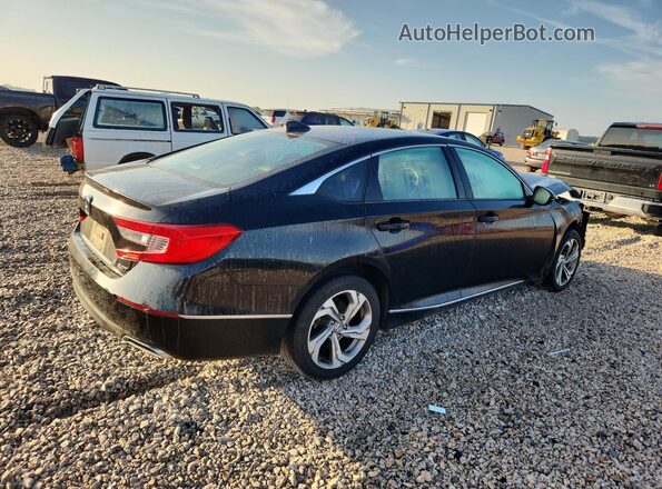 1HGCV2F67JA013167 2018 HONDA ACCORD Black Trasero derecho