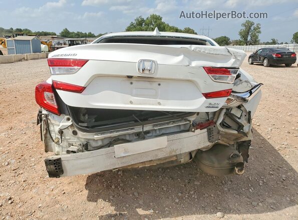 1HGCV2F90LA007899 2020 HONDA ACCORD White Вид ззаду