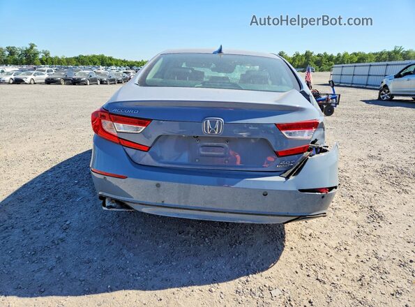 1HGCV2F90MA014577 2021 HONDA ACCORD Gray Հետևի տեսք