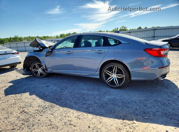 1HGCV2F90MA014577 2021 HONDA ACCORD Gray Հետևի ձախ