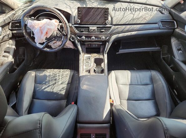 1HGCV2F90MA014577 2021 HONDA ACCORD Gray Առջևի վահանակի տեսք