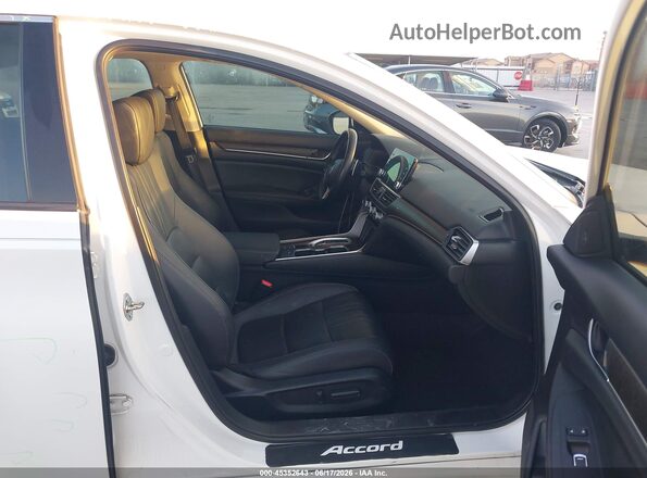 1HGCV2F91LA012657 2020 HONDA ACCORD White Вид салону спереду