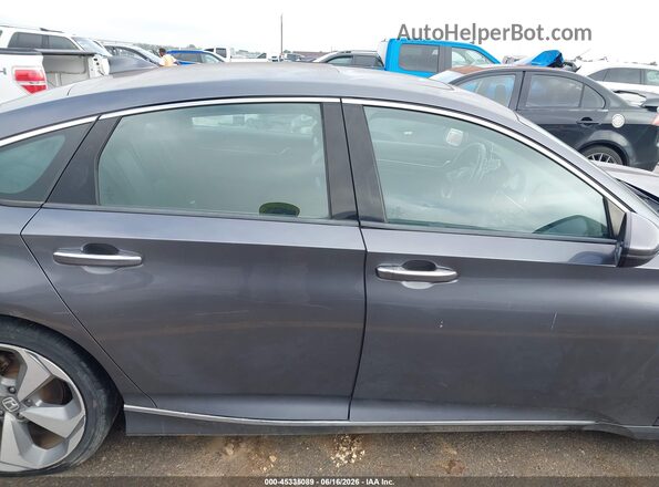 1HGCV2F92JA004984 2018 HONDA ACCORD Gray 
