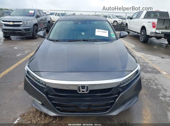 1HGCV2F92JA004984 2018 HONDA ACCORD Gray Vista interior de 360 grados