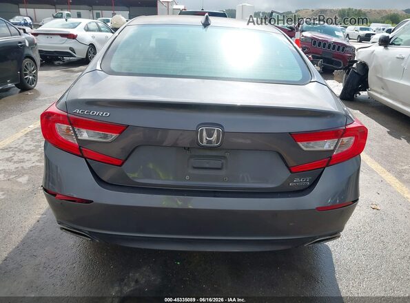 1HGCV2F92JA004984 2018 HONDA ACCORD Gray 
