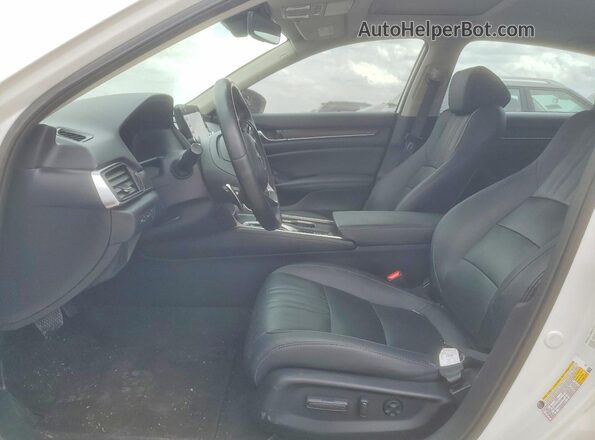 1HGCV2F92KA034570 2019 HONDA ACCORD White Սալոնի դիմացի տեսք