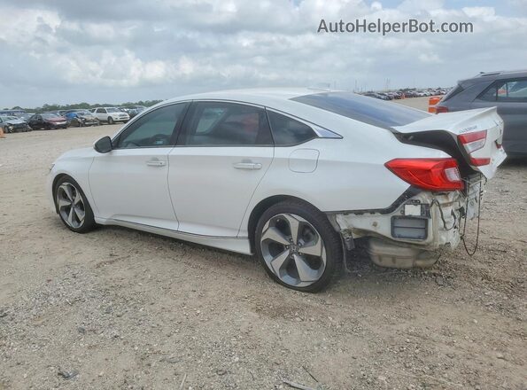 1HGCV2F92KA034570 2019 HONDA ACCORD White Հետևի ձախ