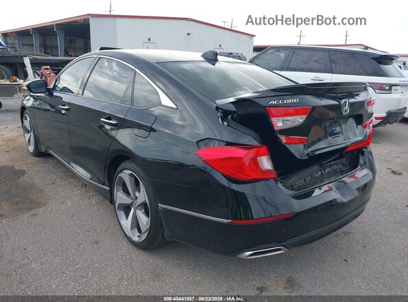 1HGCV2F93KA033735 2019 HONDA ACCORD Black უკანა მარცხენა