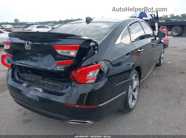 1HGCV2F93KA033735 2019 HONDA ACCORD Black უკანა მარჯვენა