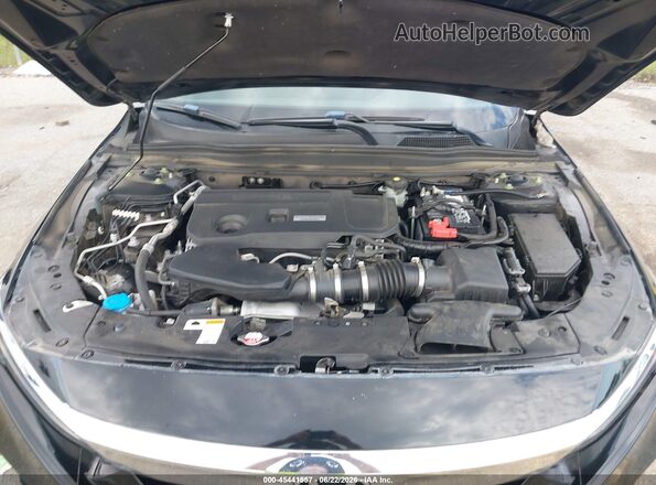 1HGCV2F93KA033735 2019 HONDA ACCORD Black უკანა ხედი