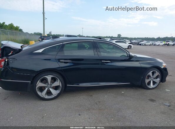 1HGCV2F93KA033735 2019 HONDA ACCORD Black უკანა სალონის ხედი