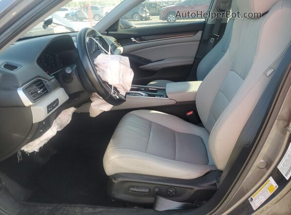 1HGCV2F93LA017620 2020 HONDA ACCORD Gray Vista interior delantera