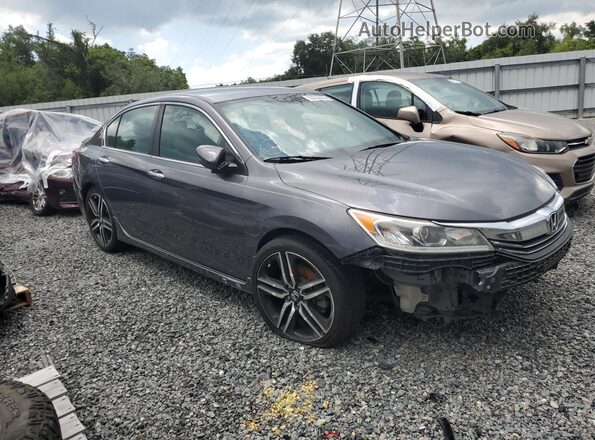 1HGCV2F93LA017620 2020 HONDA ACCORD Gray Delantero derecho