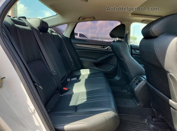 1HGCV2F93LA030884 2020 HONDA ACCORD White Вид задніх сидінь