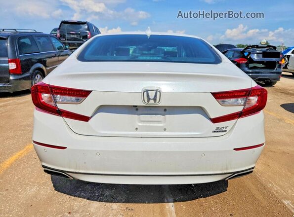 1HGCV2F93LA030884 2020 HONDA ACCORD White Вид ззаду