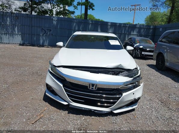1HGCV2F93MA006795 2021 HONDA ACCORD White Вид щитка приладів