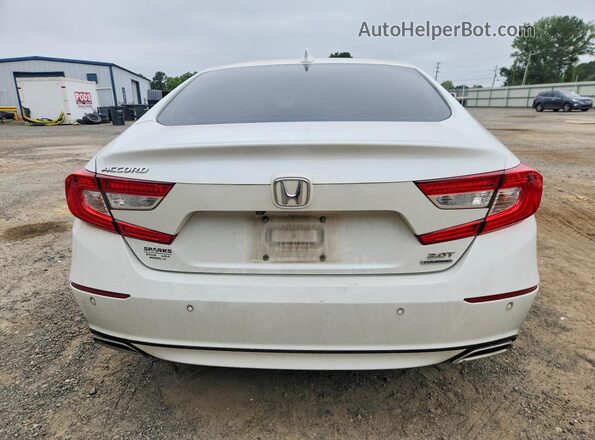 1HGCV2F93MA010930 2021 HONDA ACCORD White Հետևի տեսք