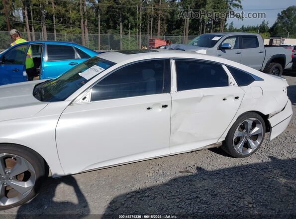 1HGCV2F94JA008065 2018 HONDA ACCORD White წინა ხედი